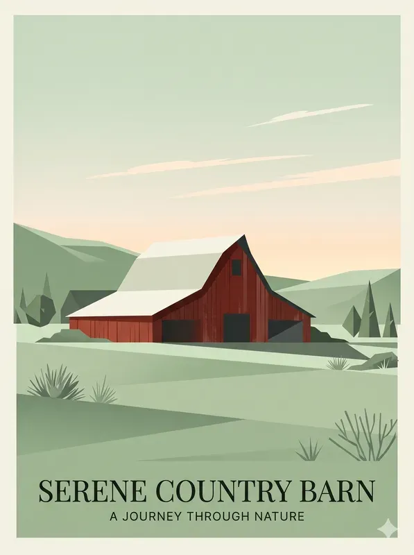 Minimal Scenic Poster Art