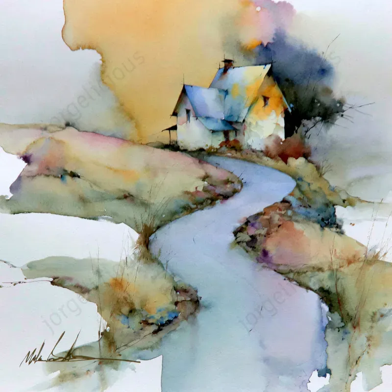 Expressive Watercolor Scenes