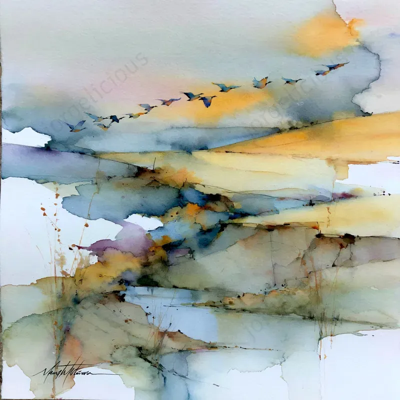 Expressive Watercolor Scenes