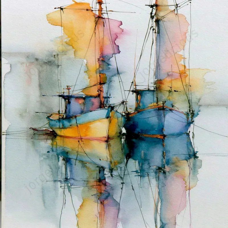 Expressive Watercolor Scenes