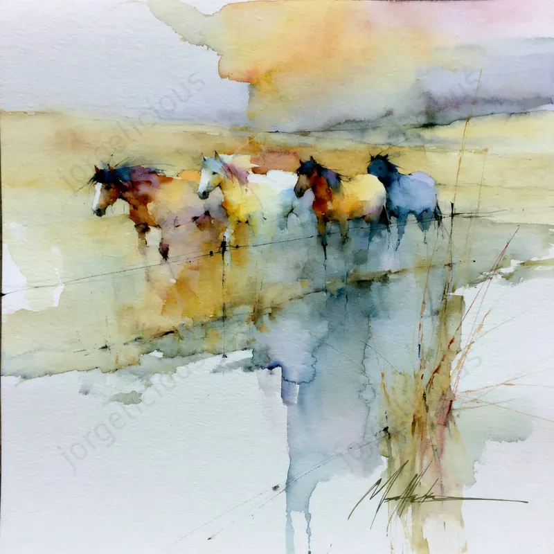 Expressive Watercolor Scenes