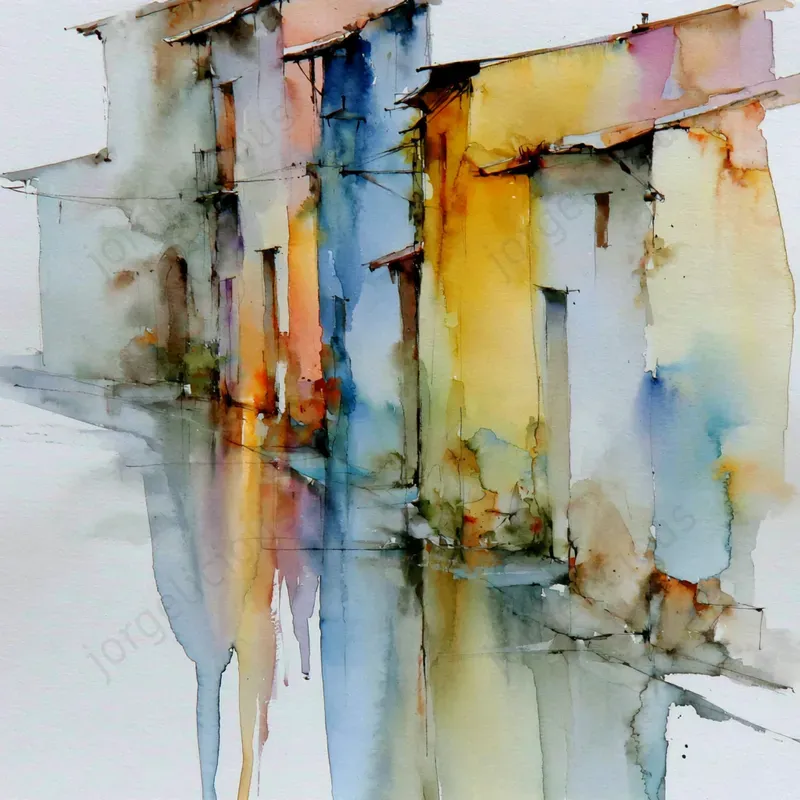 Expressive Watercolor Scenes
