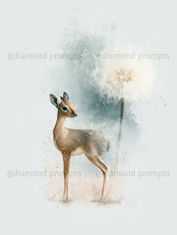 Storybook Watercolor Wildlife Art