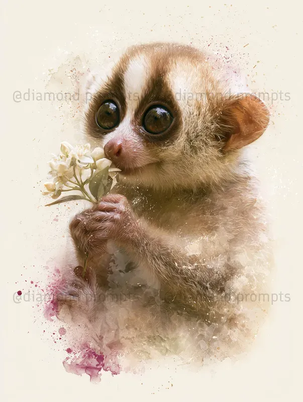Storybook Watercolor Wildlife Art