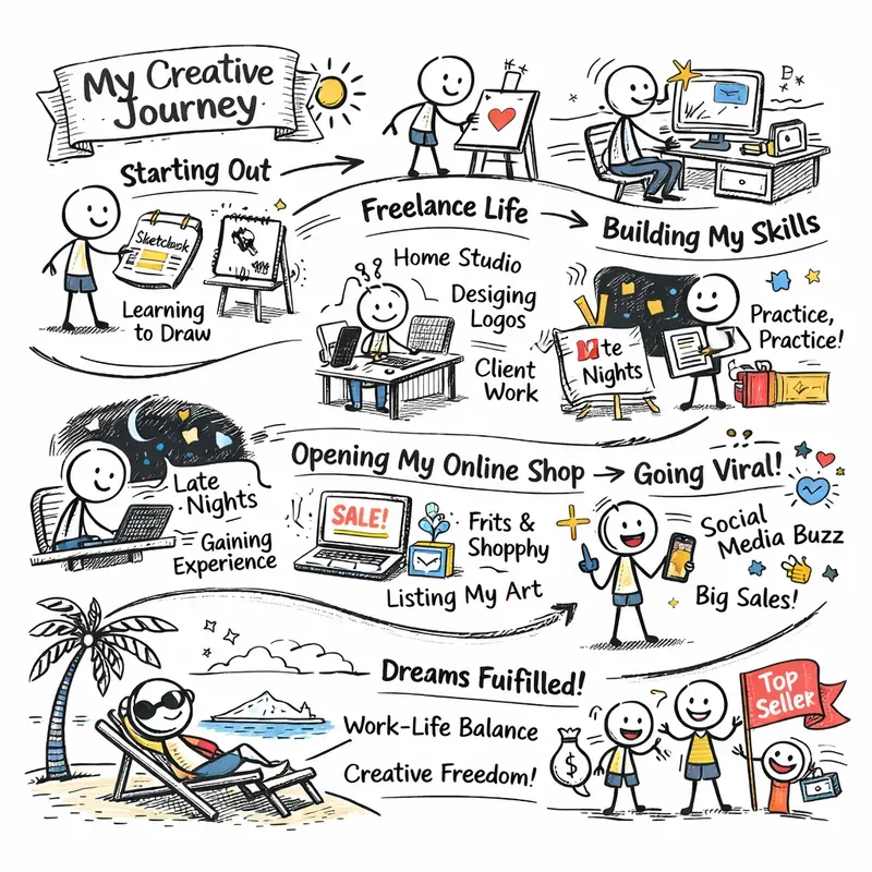 Creative Journey Infographic Story Packs