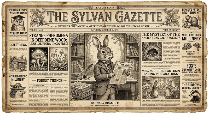 Victorian Illustrated Newspaper Generator
