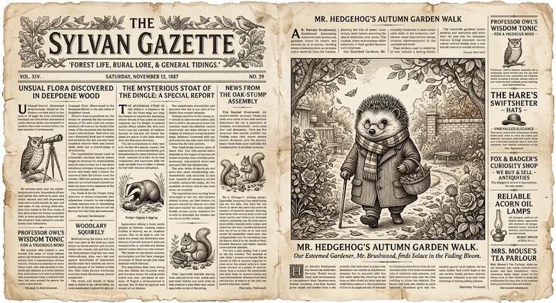 Victorian Illustrated Newspaper Generator