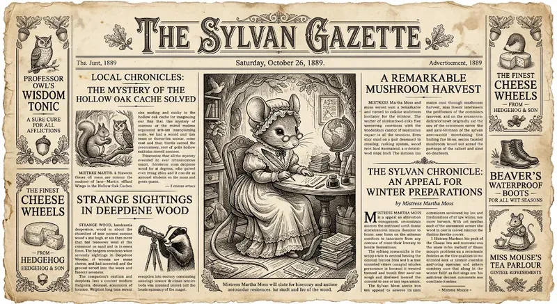 Victorian Illustrated Newspaper Generator