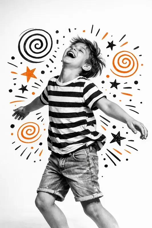 Stylish Action Portrait Creations