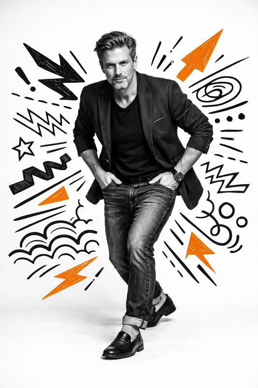 Stylish Action Portrait Creations