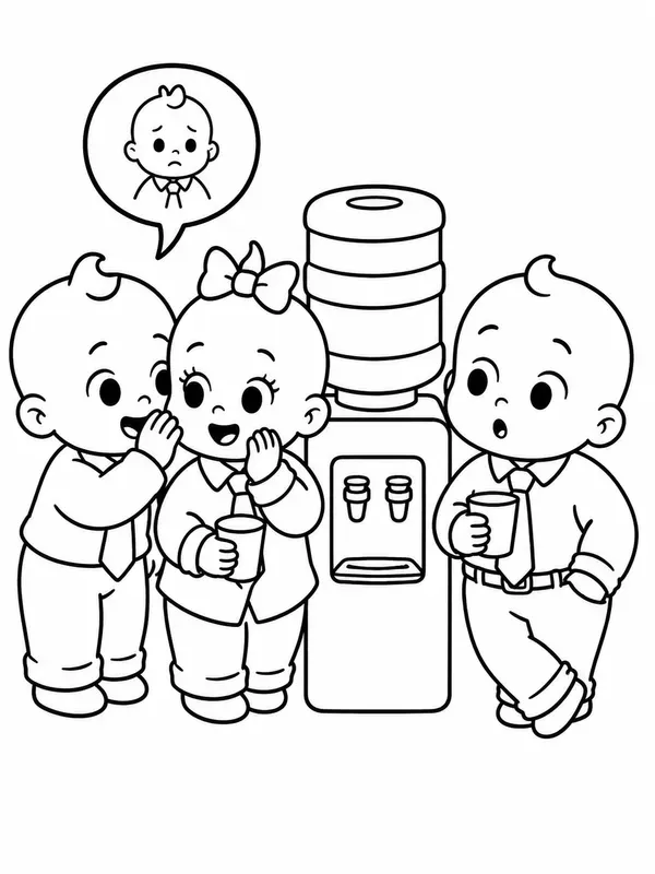 Corporate Workplace Kids Coloring Books