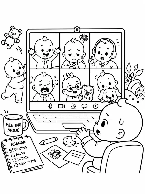 Corporate Workplace Kids Coloring Books