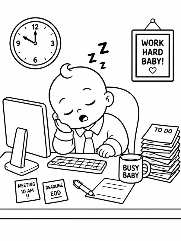 Corporate Workplace Kids Coloring Books