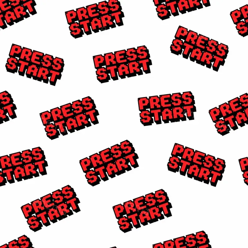 8 Bit Retro Pixel Font Textures