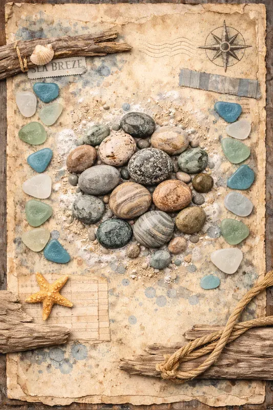 Nautical Memories Junk Journal Pages