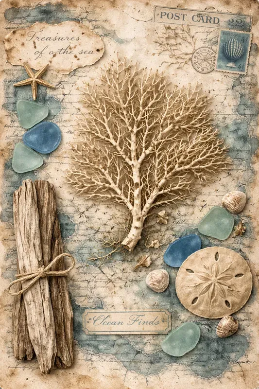 Nautical Memories Junk Journal Pages