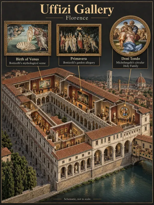 Isometric Museum Cutaway Infographics
