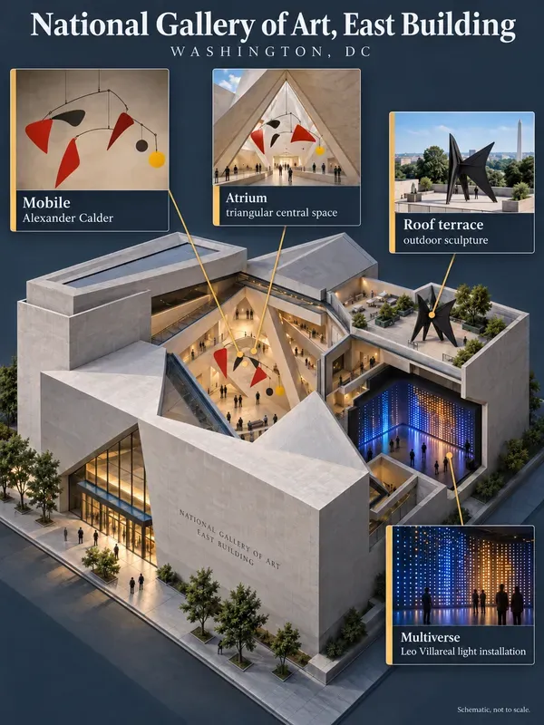 Isometric Museum Cutaway Infographics
