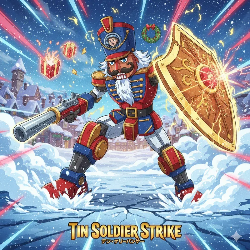 Christmas Anime Battle Scenes