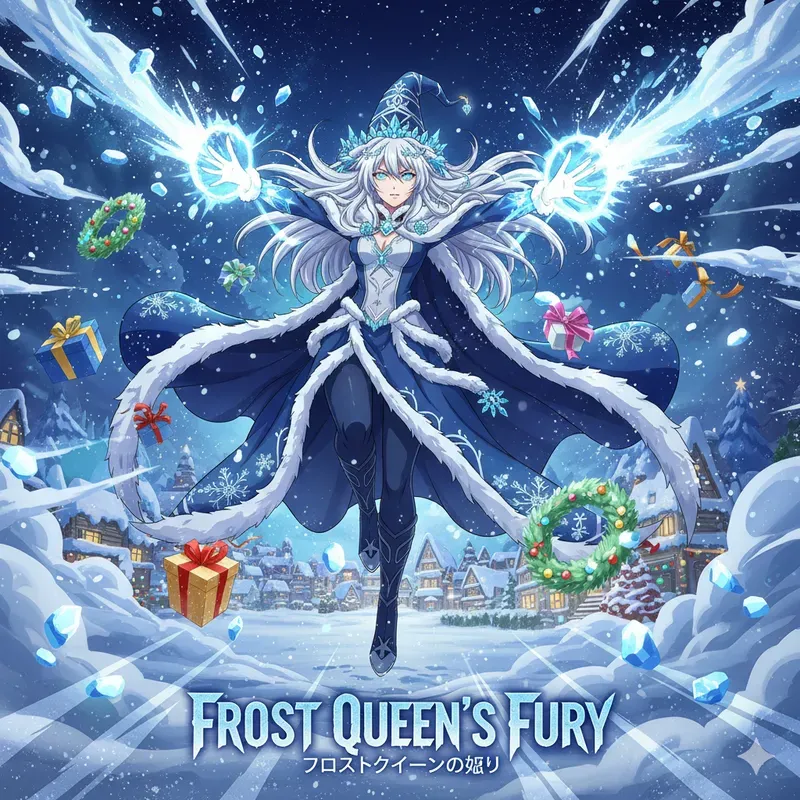 Christmas Anime Battle Scenes