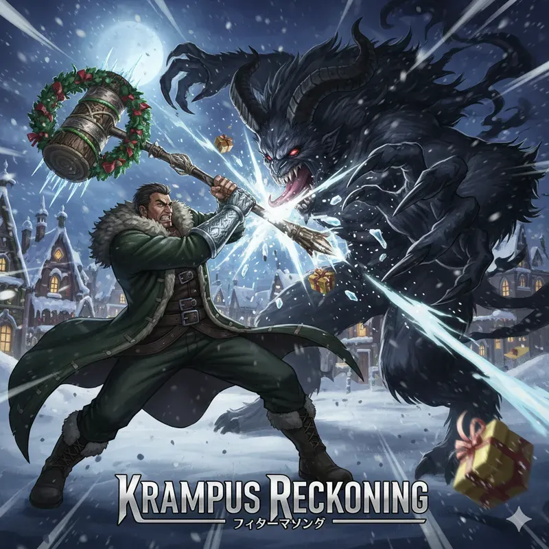 Christmas Anime Battle Scenes