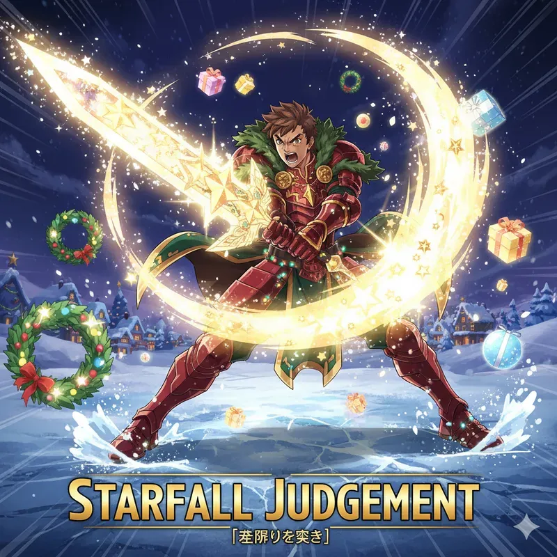 Christmas Anime Battle Scenes