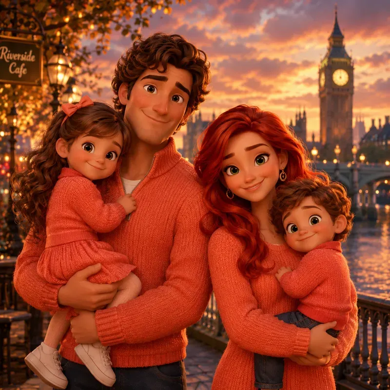 3D Family Portrait Art