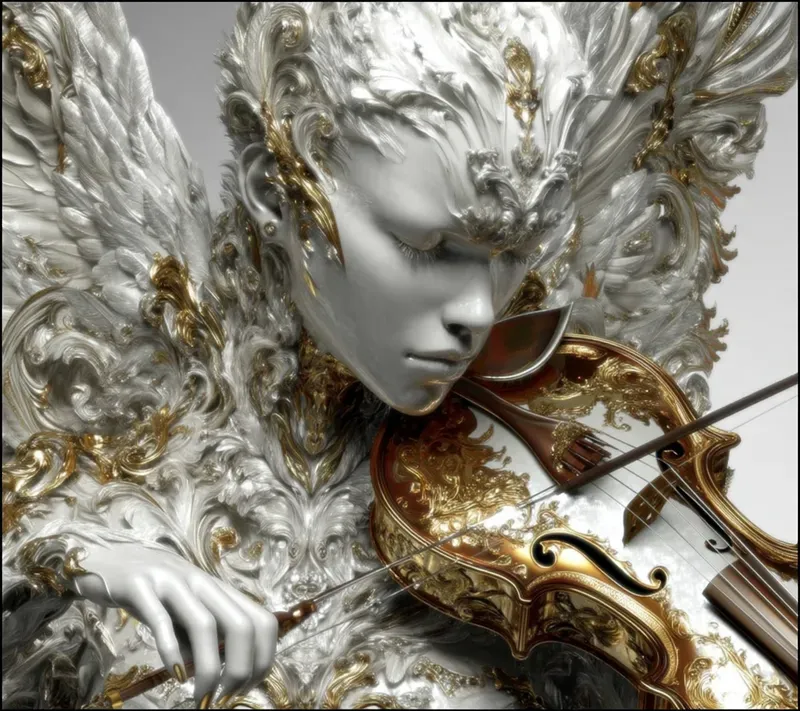 Baroque Metallic Ornamental Beasts