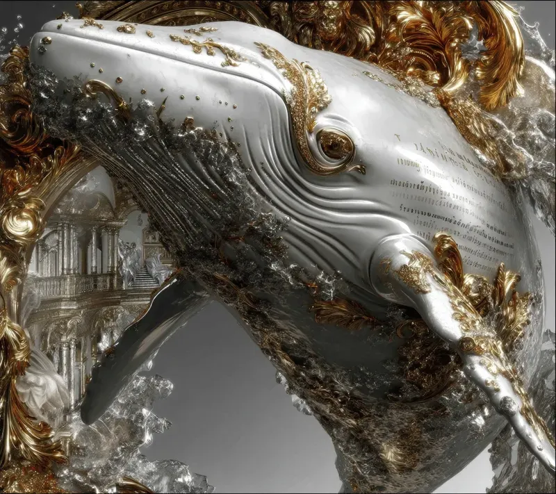Baroque Metallic Ornamental Beasts