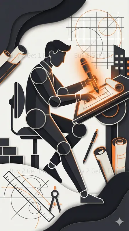Premium Vector Poster Art Bold Modern