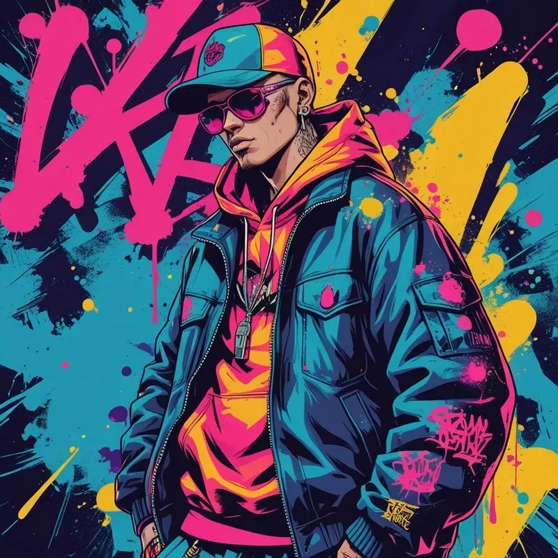 Streetwear Neon Art Designs