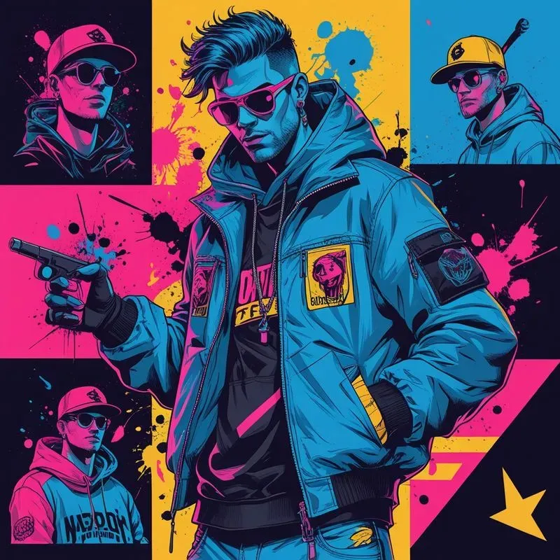 Streetwear Neon Art Designs