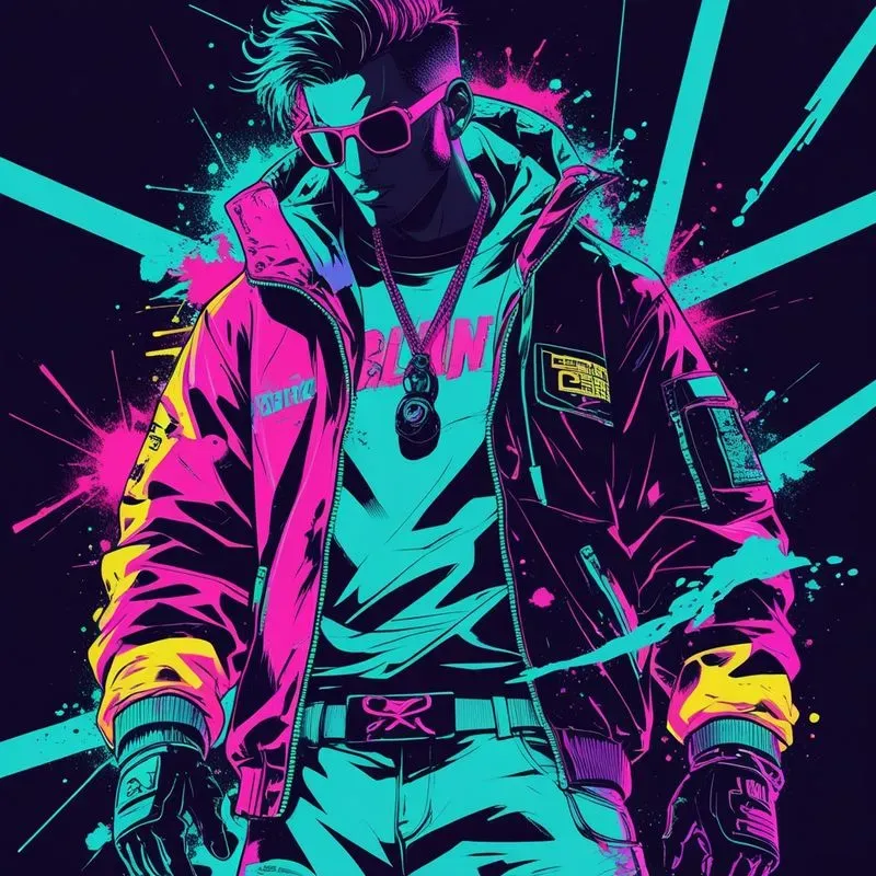 Streetwear Neon Art Designs