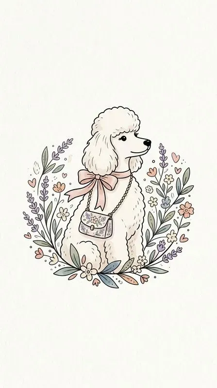 Cute Doodle Elegant Animal Icons