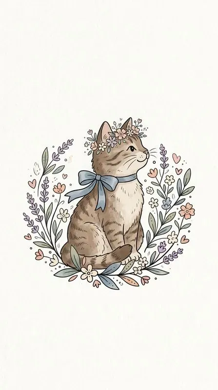 Cute Doodle Elegant Animal Icons