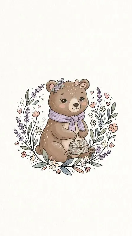 Cute Doodle Elegant Animal Icons