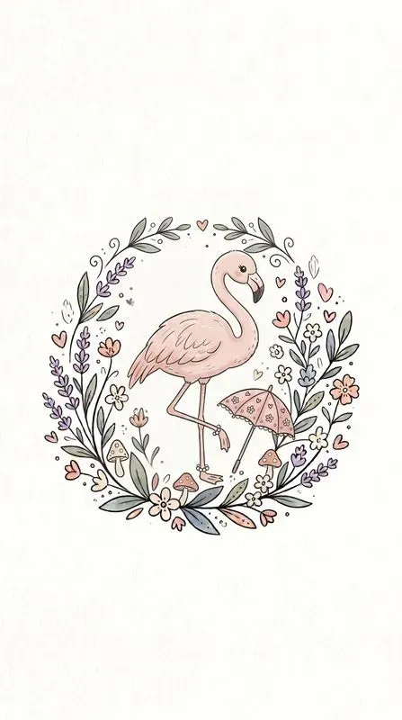 Cute Doodle Elegant Animal Icons