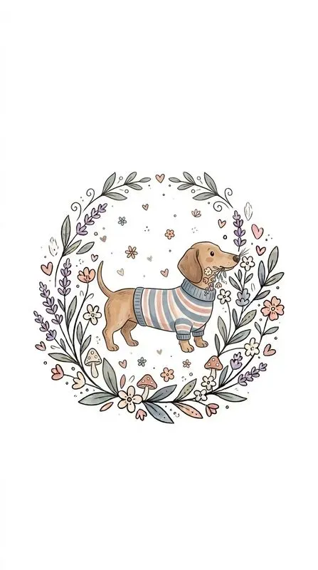 Cute Doodle Elegant Animal Icons