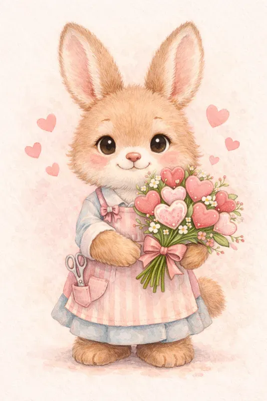 Valentine Woodland Animal Professions