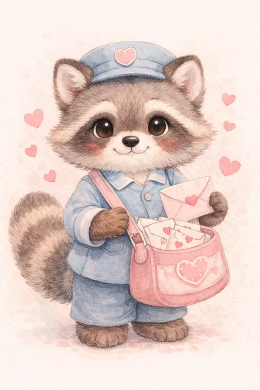 Valentine Woodland Animal Professions