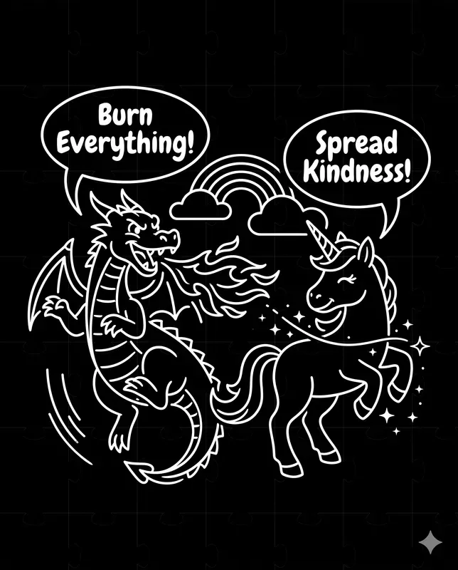 Viral Opposite Duo Tshirts
