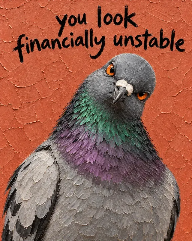 Funny Textured Animal Art