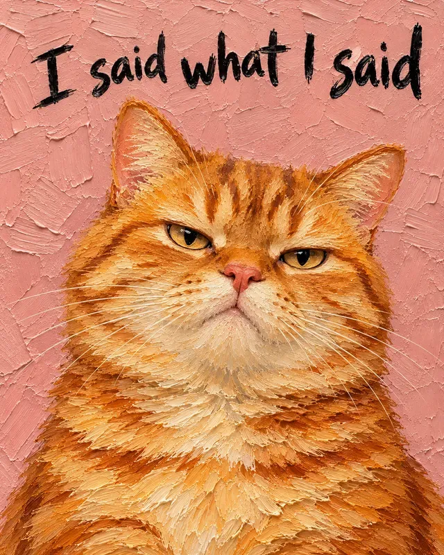 Funny Textured Animal Art