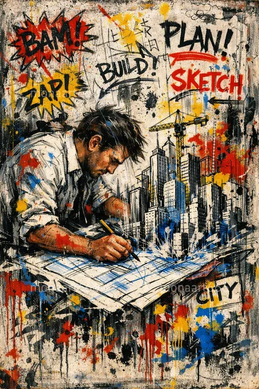 Urban Grit Neoexpressionist Souls