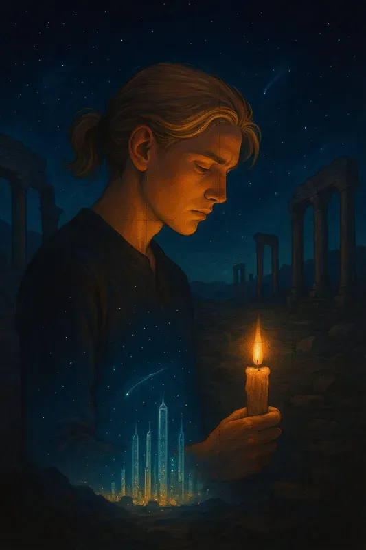 Portraits Blending With Landscapes