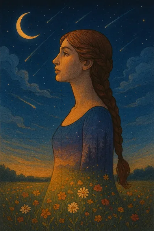 Portraits Blending With Landscapes