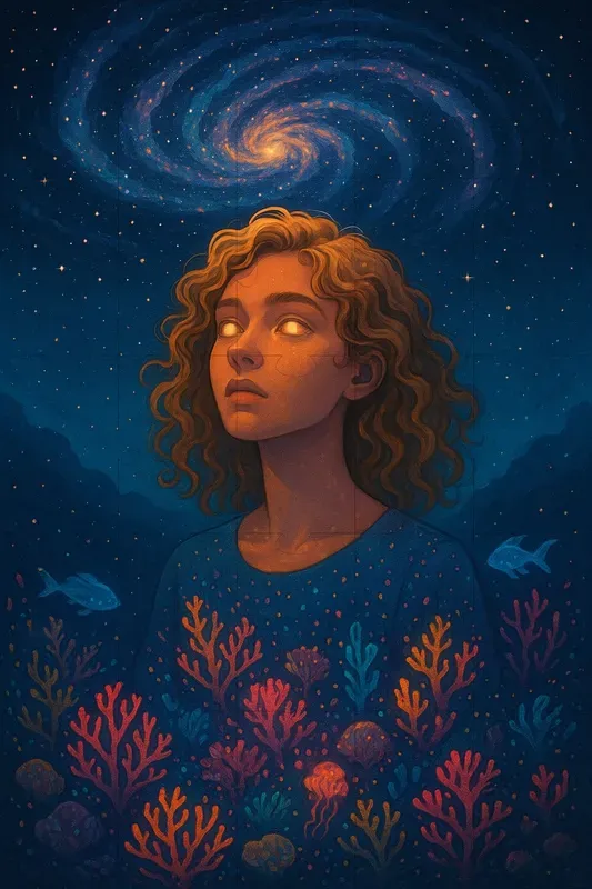 Portraits Blending With Landscapes