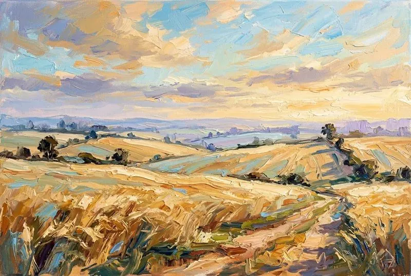 Plein Air Oil Landscape Painting Style