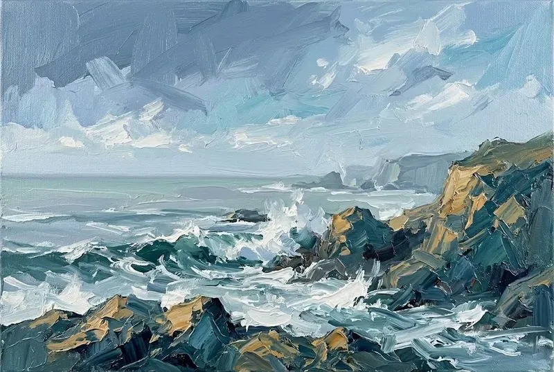 Plein Air Oil Landscape Painting Style