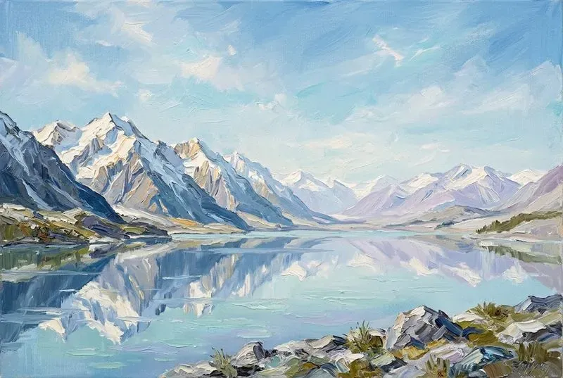 Plein Air Oil Landscape Painting Style